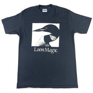 Rare Vintage 90s Loon Magic Book Art Promo Single Stitch T Shirt Sz L Tom Klein